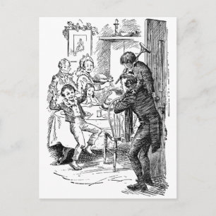 Bob und Tiny Tim Postkarte