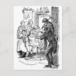 Bob und Tiny Tim Postkarte