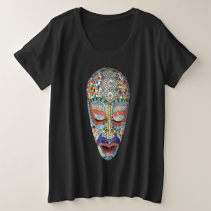 Bob, warum das lange Gesicht? Mosaikmaske Große Größe T-Shirt