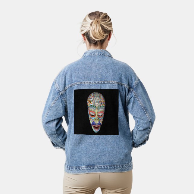 Bob, warum das lange Gesicht? Mosaikmaske Jeansjacke (Modell)
