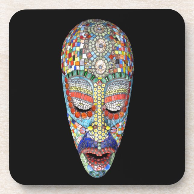 Bob, warum das lange Gesicht? Mosaikmaske Untersetzer (Vorderseite)