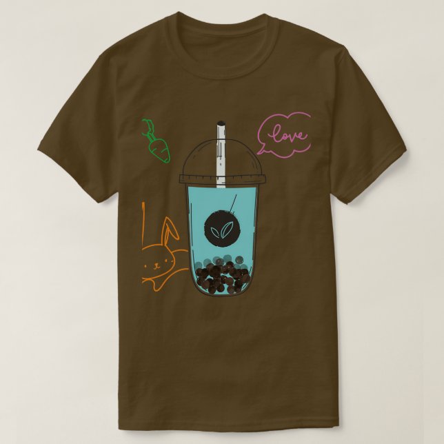 Boba-Aufkleber 7 T-Shirt (Design vorne)