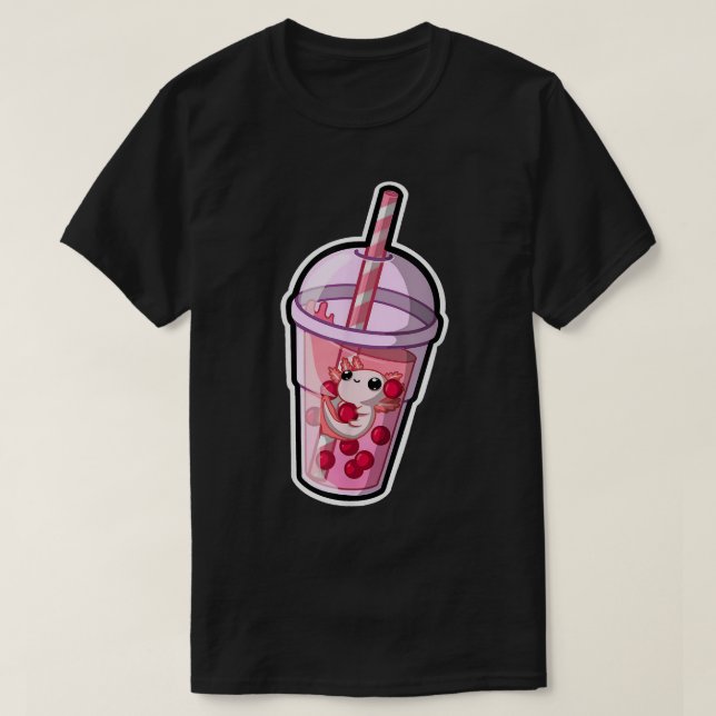 Boba Axolotl Kawaii Axolotl Lover Bubble Tee Japan (Design vorne)