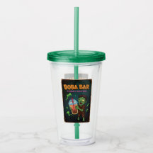 Boba Bar – The Undead’s Favorite Acrylic Tumbler