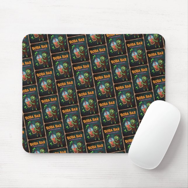 Boba Bar – The Undead’s Favorite Drink! Mousepad (Mit Mouse)