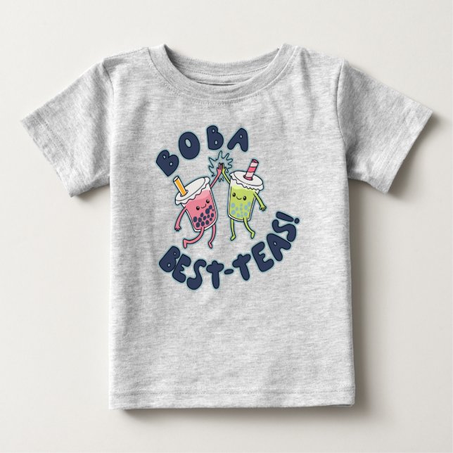Boba Best-Teas! Baby T-shirt (Vorderseite)
