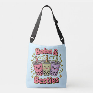BOBA & Besties Vibes - Perfekt für Boba Tea Liebha Tragetaschen Mit Langen Trägern