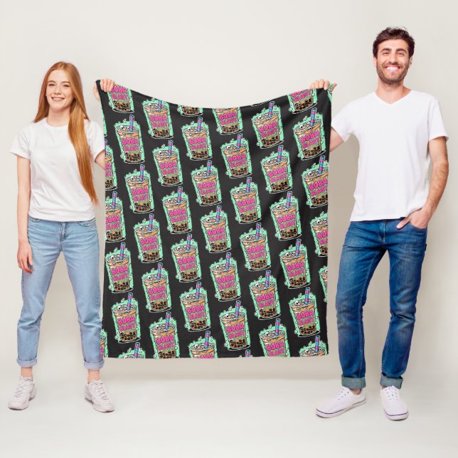 Boba Blast – Sip or Die! Fleece Blanket (Beispiel)