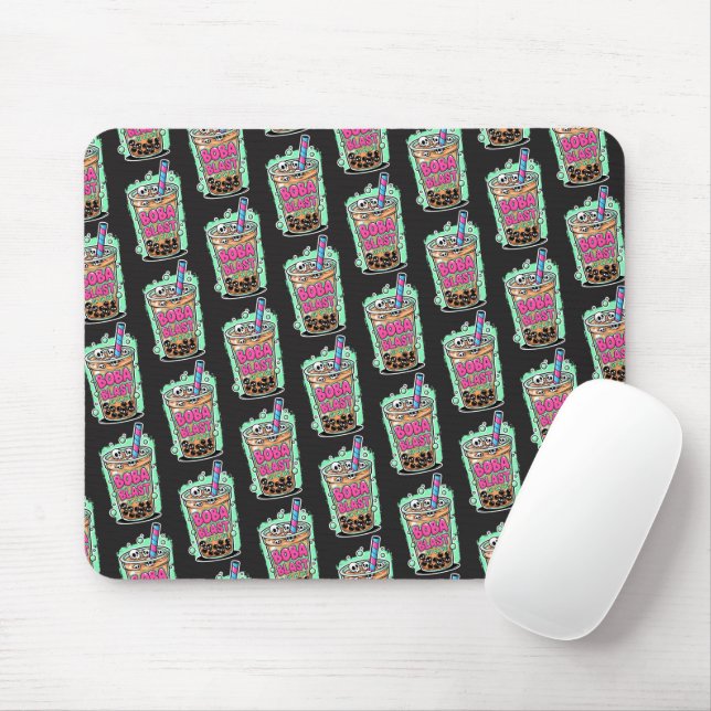Boba Blast – Sip or Die! Mousepad (Mit Mouse)
