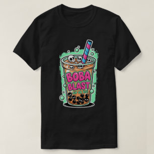 Boba Blast – Trinke oder stirb! Dunkles T-Shirt