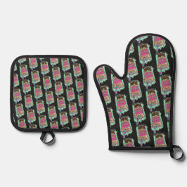 Boba Blast – Trinke oder stirb! Ofenhandschuh & Topflappen-Set