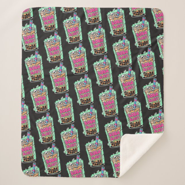 Boba Blast – Trinke oder stirb! Sherpa-Decke Sherpadecke (Vorderseite)