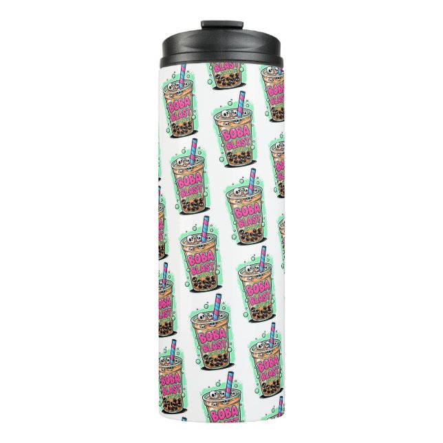 Boba Blast – Trinke oder stirb! Thermobecher Thermosbecher (Vorderseite)