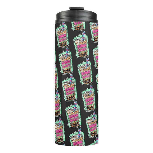 Boba Blast – Trinke oder stirb! Thermobecher Thermosbecher (Vorderseite)