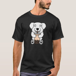 Boba Bubble Milk Tee Maltese Dog