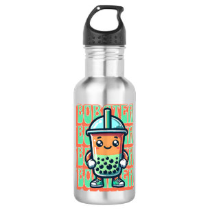 Boba Bubble Tea Kawaii Niedlicher Cartoon Edelstahlflasche