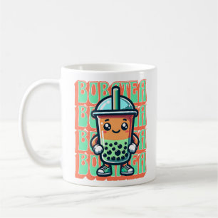 Boba Bubble Tea Kawaii Niedlicher Cartoon Kaffeetasse