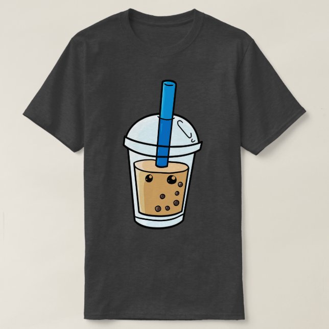 Boba Bubble Tea Kawaii T-Shirt (Design vorne)