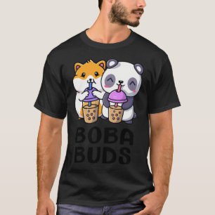 Boba Buds Kawaii Niedliche Blase Hamster T-Shirt