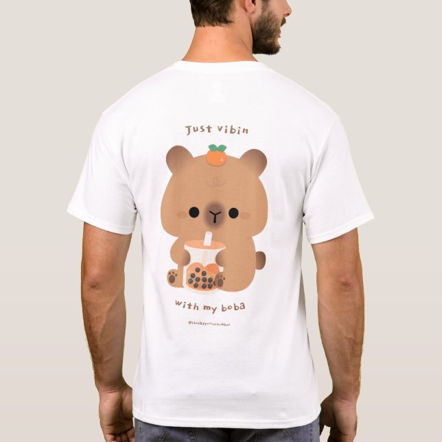 Boba Capybara T-Shirt (Rückseite)