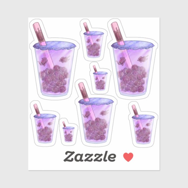 Boba Cats Aufkleber (Blatt)