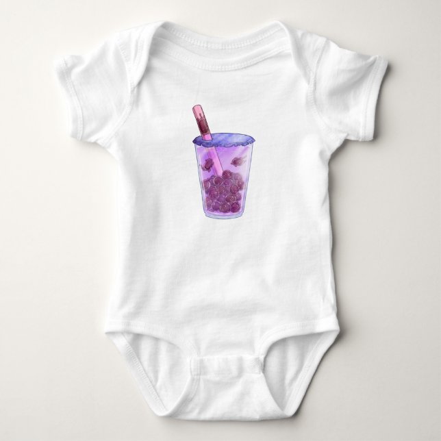 Boba Cats Baby Strampler (Vorderseite)