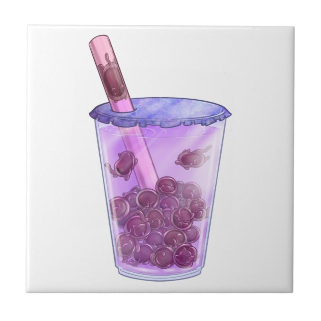 Boba Cats Fliese (Vorderseite)