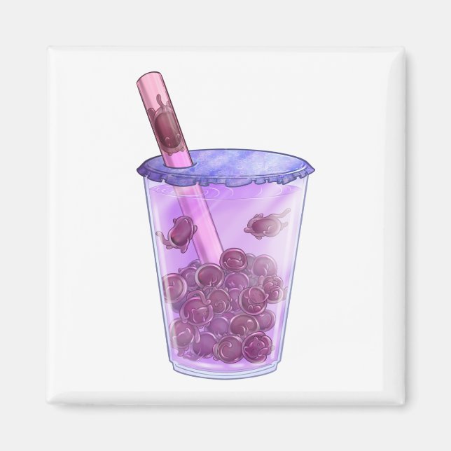 Boba Cats Magnet (Vorne)