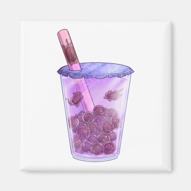 Boba Cats Magnet (Vorne)