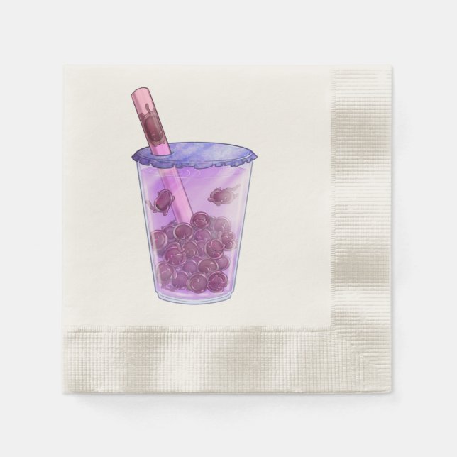 Boba Cats Serviette (Vorderseite)