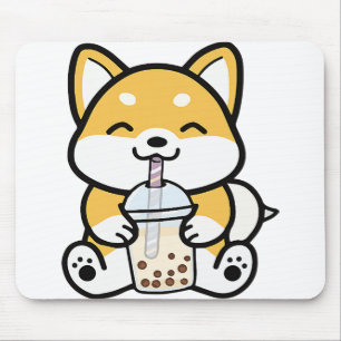 Boba Corgi, Corgi Boba, Boba Shiba, Shiba, Corgi, Mousepad