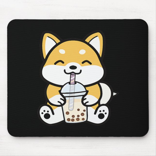 Boba Corgi, Corgi Boba, Boba Shiba, Shiba, Corgi Mousepad (Vorne)