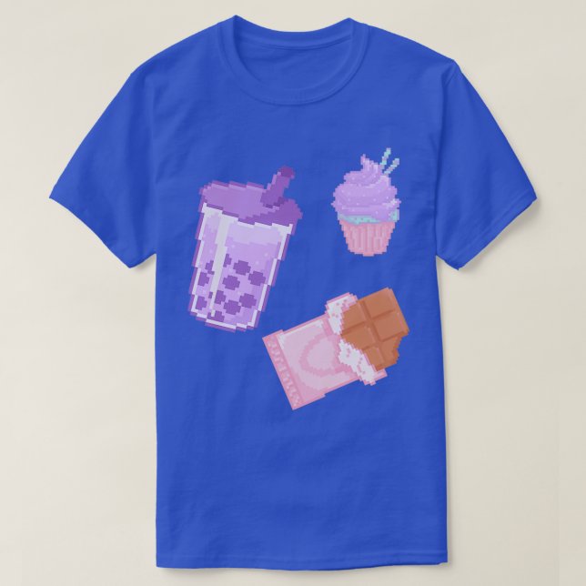 Boba cupakes und Schokolade T-Shirt (Design vorne)