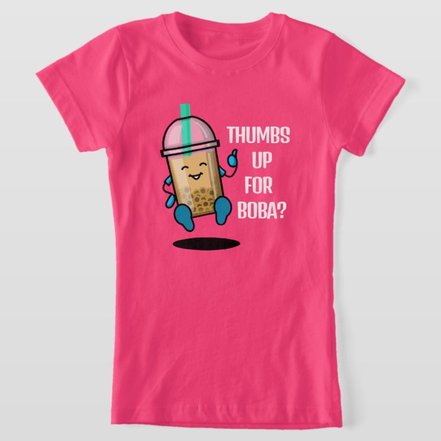 Boba Drink mit personalisiertem T - Shirt (Ablage )