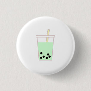 Boba Drink Pin Button