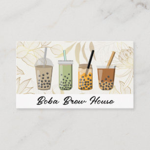 Boba Drinks   Smoothie Beverages Visitenkarte