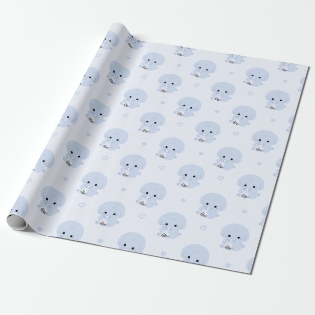 Boba Elephant Geschenkpapier (Ungerollt)
