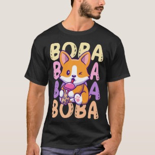 Boba Fo Bubble Tea Tapioca Pearls Milk Teezeremoni T-Shirt