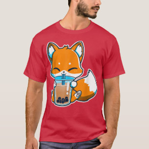 Boba Fo Drinking Kawaii Japanisch für Boba Tea Bub T-Shirt