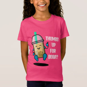 Boba-Getränk mit personalisiertem Text-T-Shirt T-Shirt