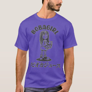 Boba Girl Bubble Milk Tee Katakana