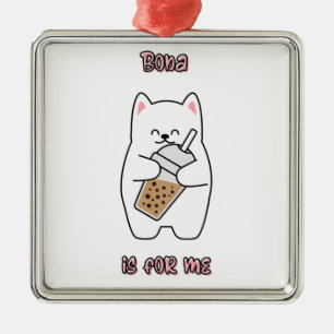 Boba ist für mich ornament aus metall