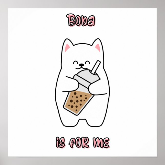 Boba ist für mich poster (Vorne)