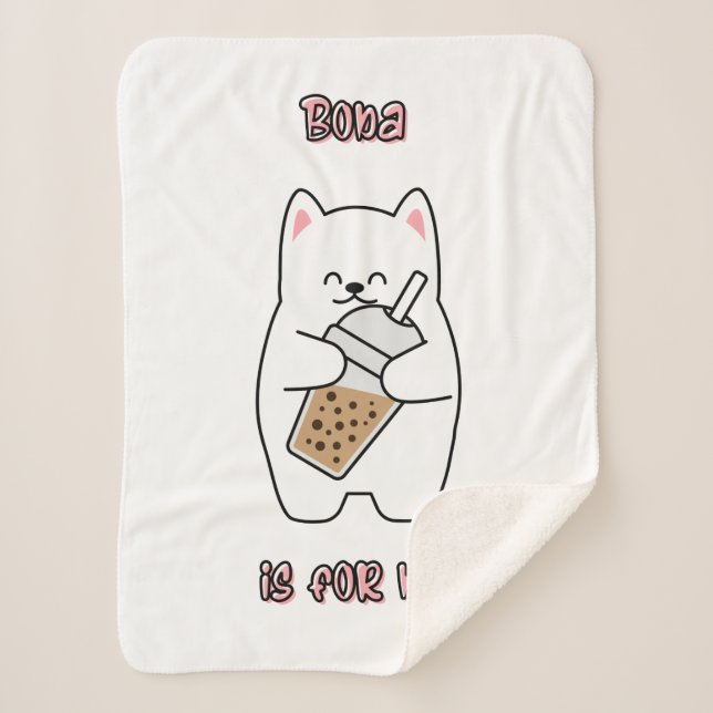 Boba ist für mich sherpadecke (Vorderseite)