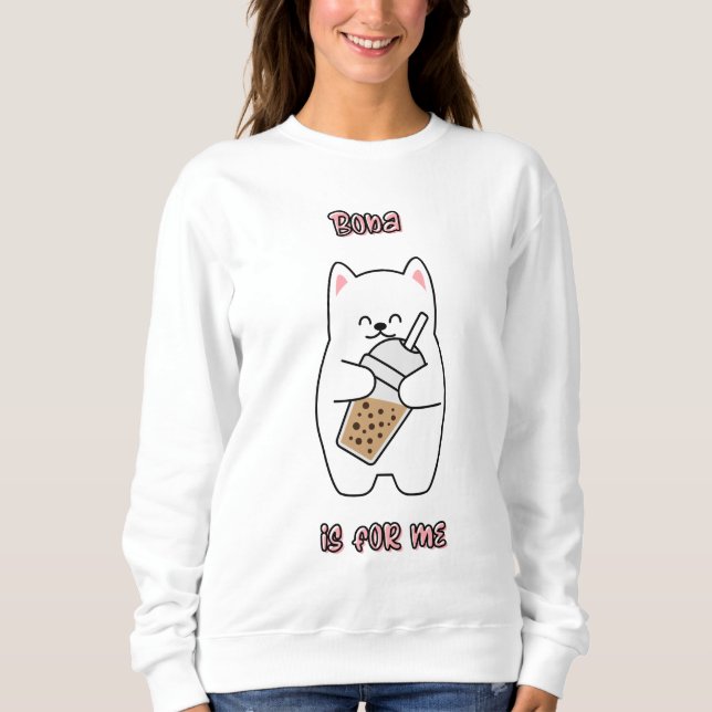 Boba ist für mich sweatshirt (Vorderseite)