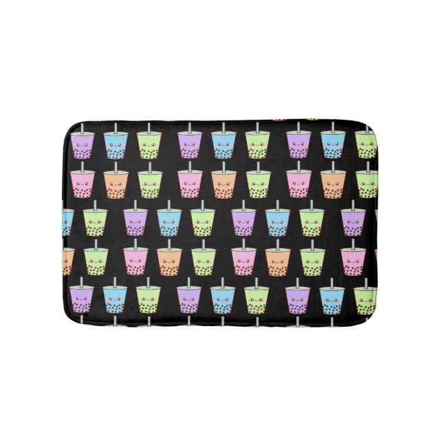 Boba Milk Tea Flavors Badematte (Vorderseite)