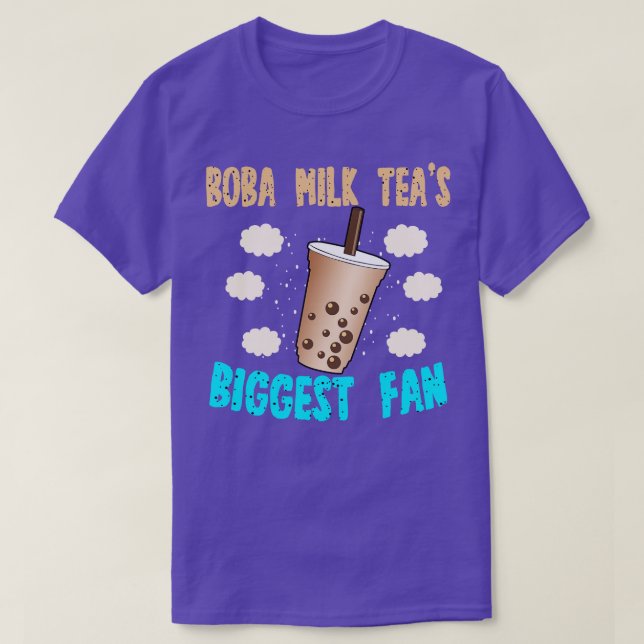 Boba Milk Teas Größter Fan T-Shirt (Design vorne)