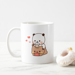 Boba Panda Bear Lieben Boba milch und mocha tea Kaffeetasse