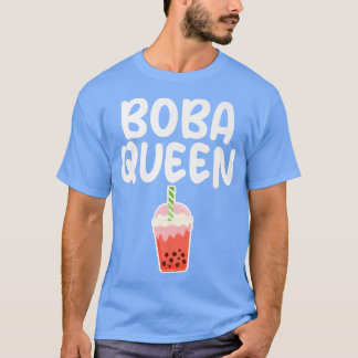 Boba Queen Niedlich Graphic Print for Bubble Tea L T-Shirt