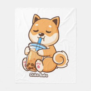 Boba Shiba Boba Shiba Boba Shiba 1 Fleecedecke